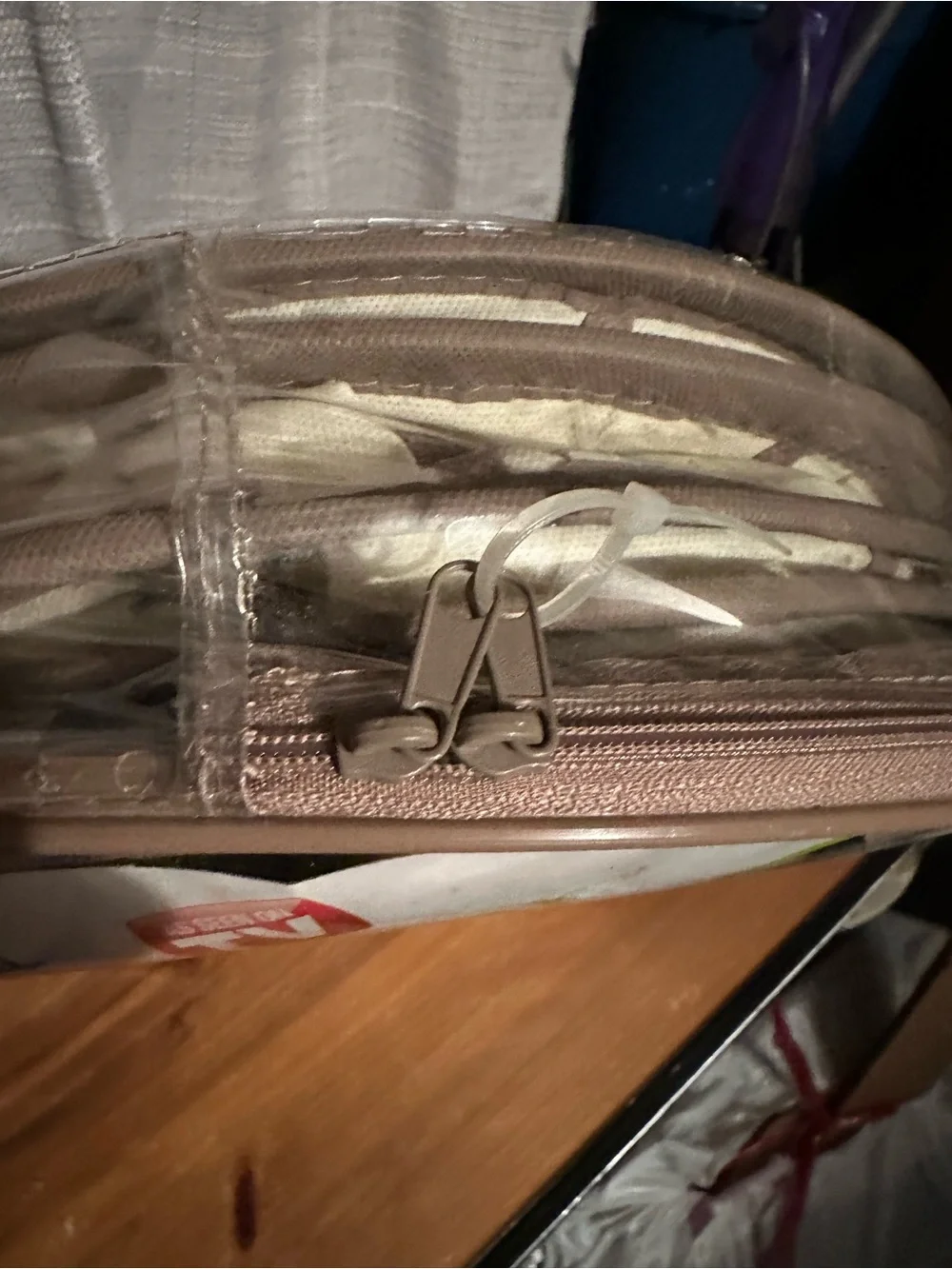 NWT Smart Carousel Organizer - Brown/White 40-Pocket Hanging Storage